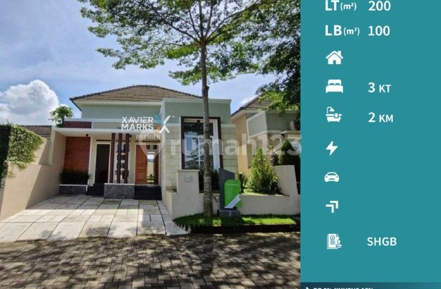 Smart Home + Furnish Bangunan Baru Free Banyak Biaya