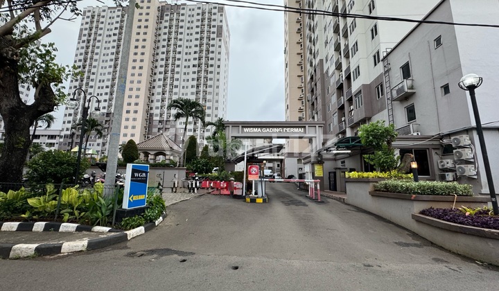 Dijual Unit Apartemen Wisma Gading Permai. Lantai Tinggi 2