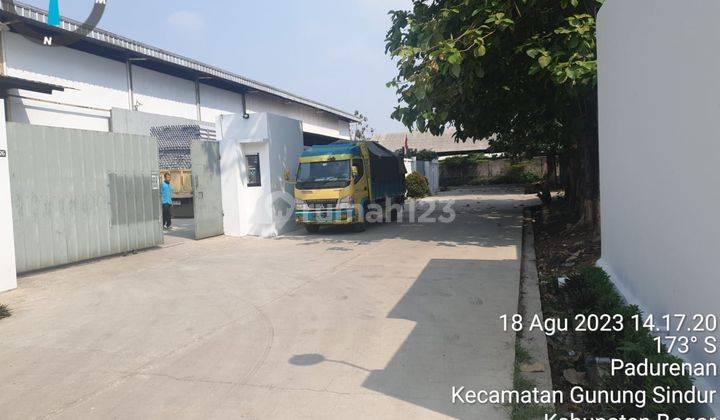 Disewakan Gudang Lokasi Padurenan Gunung Sindur Kab Bogor 2