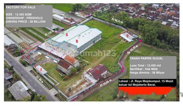 Jual Gudang Luas Siap pakai plus rumah Walet di Kemlagi Mojokerto 2