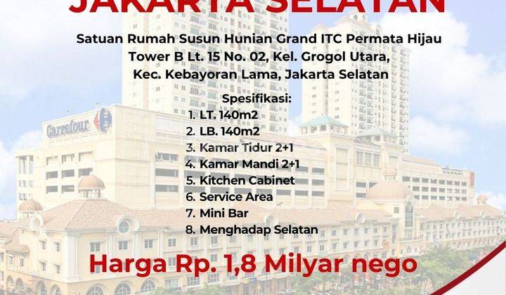 Apartemen Grand Itc Permata Hijau Termurah 2