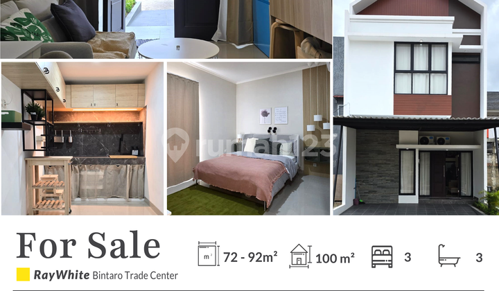 Brand New Rumah Cluster Arkasha Town House Serua Ciputat