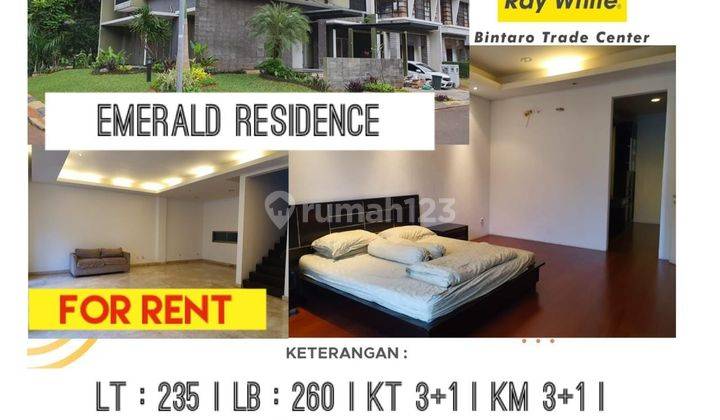 Disewakan Rumah Rapih Siap Huni di Emerald Bintaro Sektor 9 2