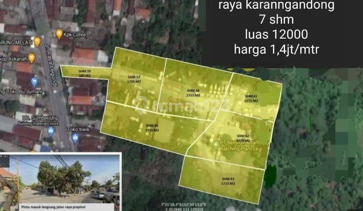 Lahan Industri Nol Jalan Raya Karangandong, Legundi, Gresik 1