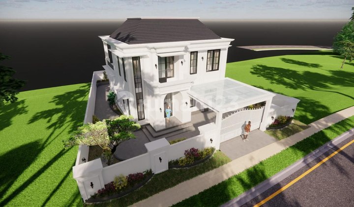 Rumah Baru American Modern Design, Cluster Langit Biru The Taman Dayu, Private Pool, View Gunung, Row 3 Mobil 2