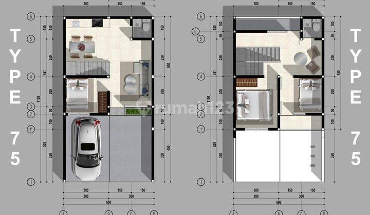 Cluster baru bernuansa villa di lawang.view menwan 8