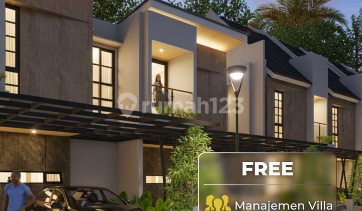 Villa Cantik Di Kota Wisata Batu.lokasi Strategis.