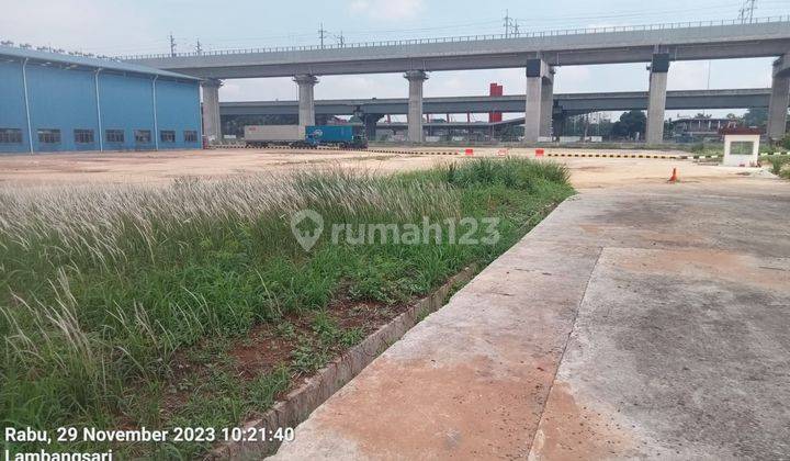 Disewa Lahan Luas, Bagus , Rapi, Dipinggir Jalan Tol Jakarta Cikampek Tambun Rest Area Km 19 B 2