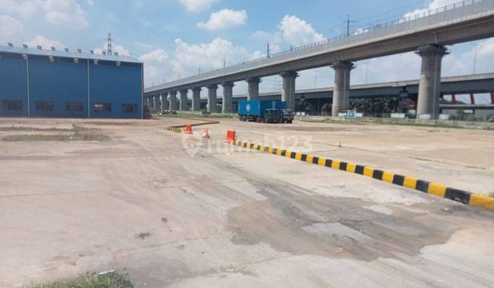 Disewa Lahan Dipinggir Jalan Raya Toll Jakarta - Cikampek 1