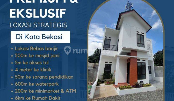 Rumah 2 Lantai Dekat Akses Tol dikawasan bekasi 1