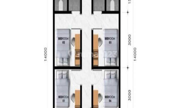 Rumah kost Di Gayamsari beruang Dekat Simpanglima 2