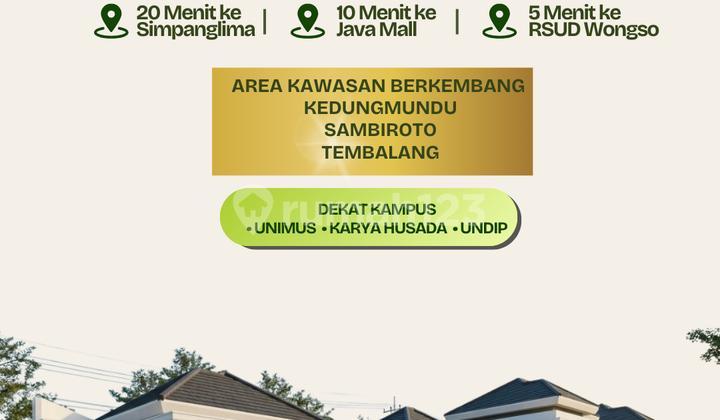 Semarang City House in Sambiroto Near Java Mall Unimus Rs Wongso Undip 2