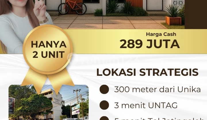 Rumah Sampangan Gajahmungkur Dekat Rs Kariadi / Akpol 2