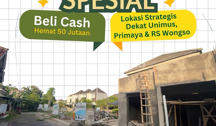 Rumah Kedungmundu Sambiroto Mangunharjo Dekat Unimus Undip Java Mall 1