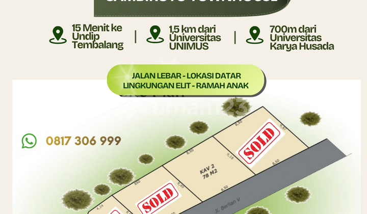 Rumah Semarang Kota Sambiroto Dekat Java Mall Unimus Rs Wongso Undip Rumah Semarang Kota Sambiroto Dekat Java Mall Unimus Rs Wongso Undip