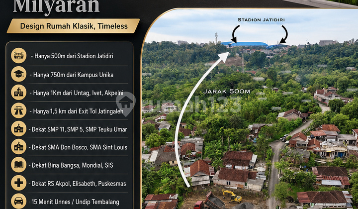 Rumah Semarang Kota Dekat Unika Jatidiri Exit Tol Rumah Semarang Kota Dekat Unika Jatidiri Exit Tol