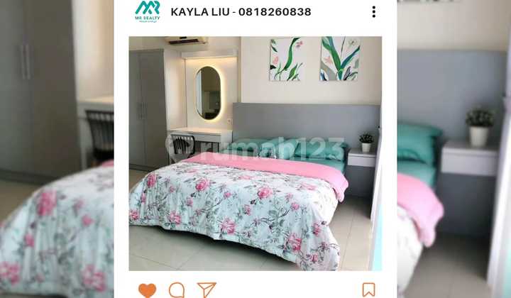  Apartemen Ancol Mansion Studio Full Furnish Lantai Tinggi