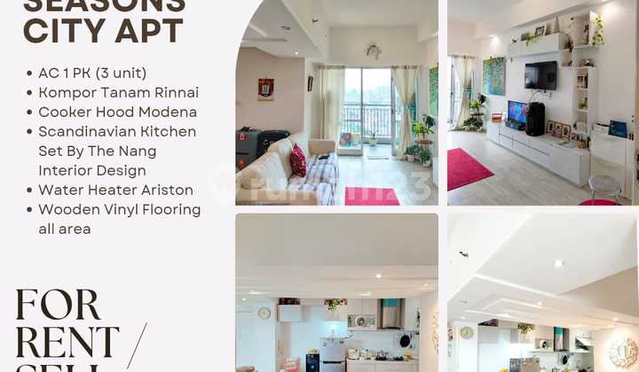 Apartemen Seasons City dekat stasiun Duri, pasar Jembatan Lima