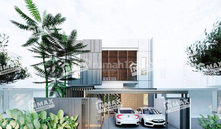 Dijual Rumah Mewah 2lt Araya Golf Kontemporer Modern Kolam Renang 1