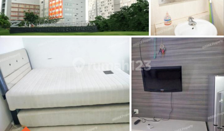 Cheapest For Rent Ciputra University/UC Apartment Fully Furnished Same Area As Campus Next To Hokky Supermarket Near G Walk City View West Surabaya 2