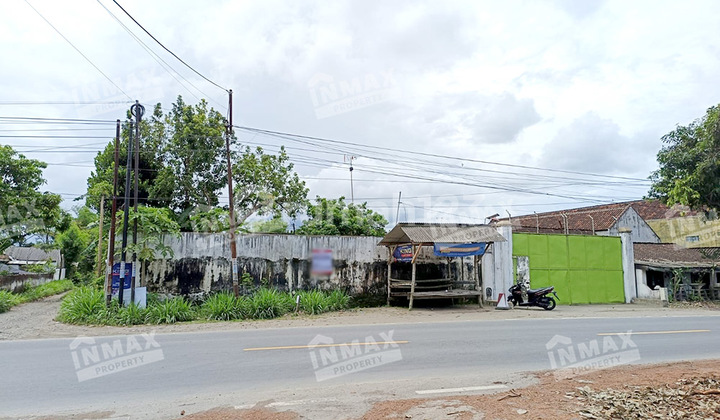 For Sale Large Land 3145 Strategic Main Road Puntodewo Biluk Kademangan Sanankulon Blitar Bonus Warehouse SHM Container Access, Dump Truck, Tronton Suitable For Warehouse, Investment, Factory, Shop House, Logistics