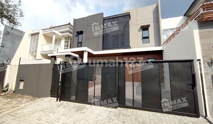 Dijual Rumah Mewah Baru Gres 2lt Araya Golf Kontemporer Modern Kolam Renang Dekat Binus,plaza Araya,club House 2