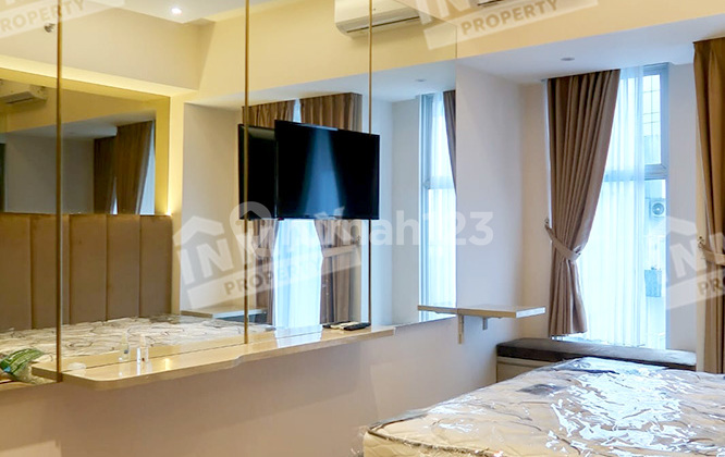 Disewakan/dijual Apartemen Benson Tower Pakuwon Sby Baru Gres Bagus Full Furnished Akses Ptc Pakuwon Mall.harga Termurah