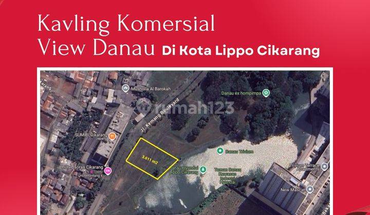 Dijual Tanah Komersial View Danau Untuk Bisnis Resto Dan Cafe 1