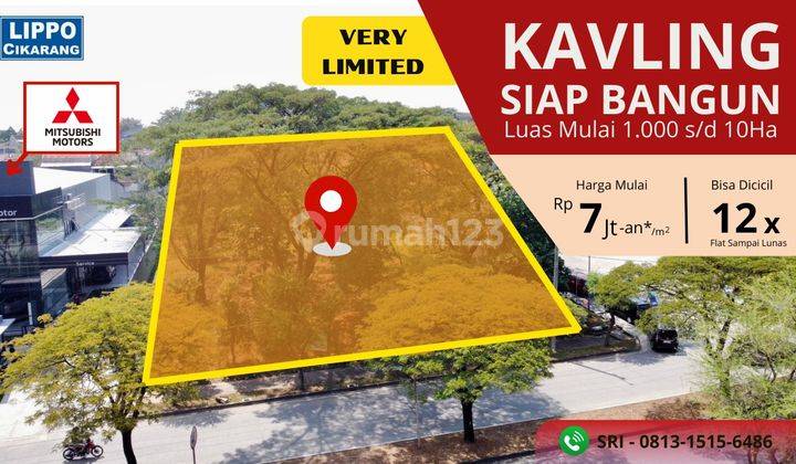 Dijual Cepat Tanah Commercial Dijalan Utama Lippo Untuk Showroom 1