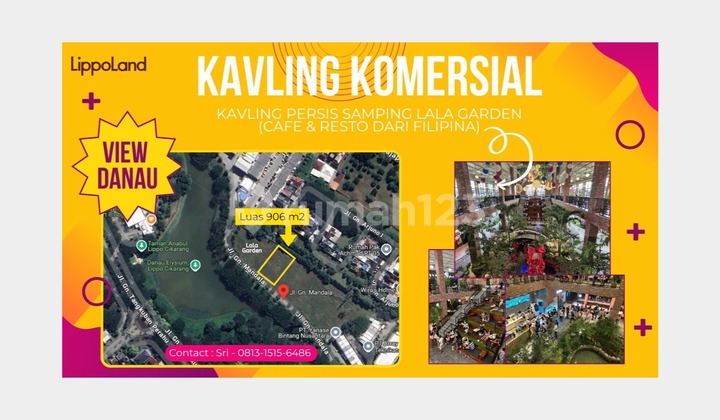 Dijual Cepat Tanah Komersial Di Tengah Kota Lippo Cikarang