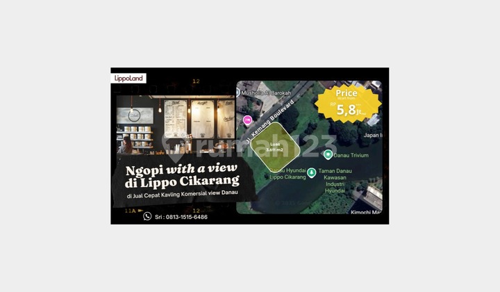 For Sale Commercial Land Lake View For Restaurant And Cafe Business