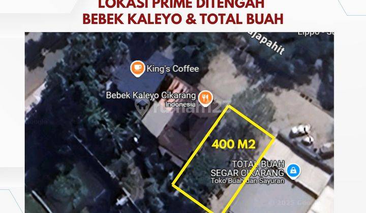 DiJual Tanah Komersial Di Jalan Utama Untuk F&B,Supermarket  1