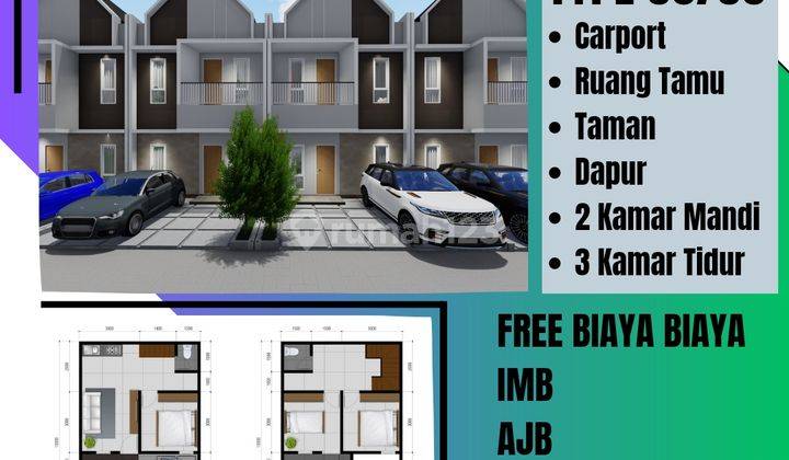 Rumah Termurah Di Pamulang Tangsel 2 Lantai 500 Jutaan 1