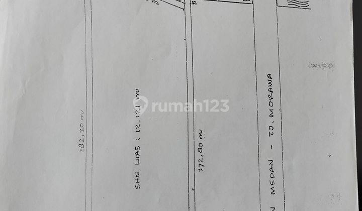 Di jual tanah 1,2 hektar di tanjung morawa dekat kantor polda 1