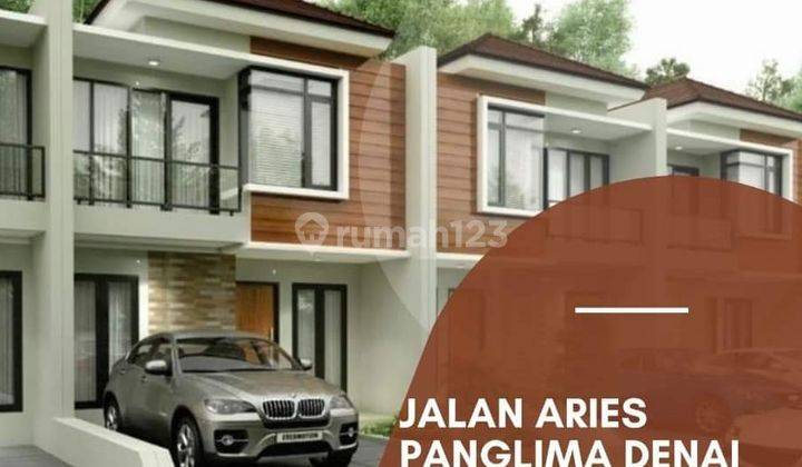 Rumah 2 lantai non komplek di Jalan panglima denai pasar merah medan 1