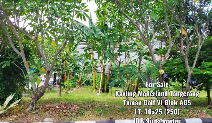 Kavling Hoek di Perumahan Modernland Cikokol Tangerang 1