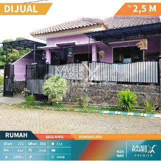 A205 Dijual Rumah 3 Lantai Terawat Siap Huni di Sengkaling Malang 1