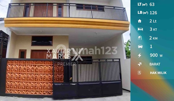 B194 Rumah Minimalis Baru Gress Dijual Di Bumiayu,kedungkandang Malang Kota 1