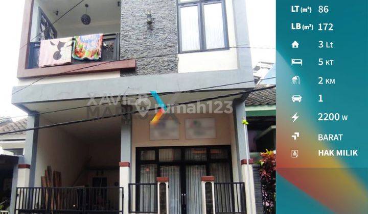 S071 Rumah 2 Lantai di Perum Piranha Residence Lowokwaru Malang 1