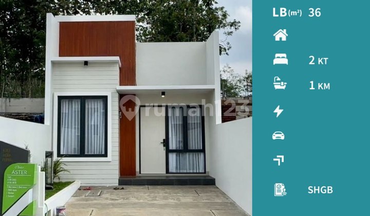 h063 Rumah Bangunan Baru ! Free Biaya Apapun dan Siap Huni