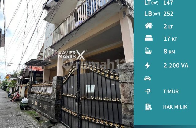 J10 Strategic Boarding House Guaranteed Passive Income Near Unair and Dr. Sutomo Hospital