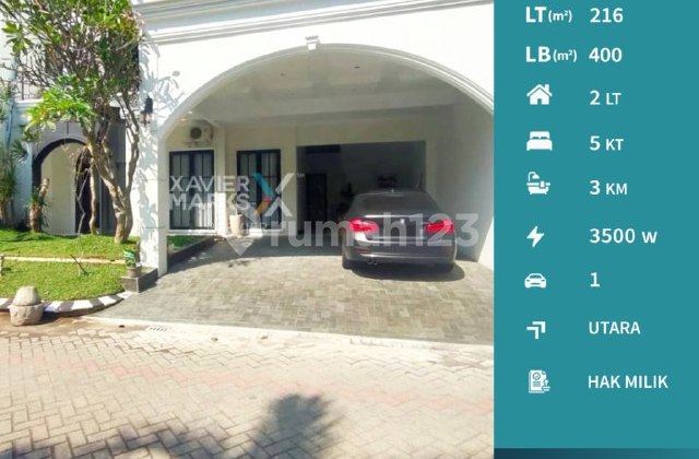 h091  Rumah American Classic Full Furnish selangkah dari Sukarno Hatta