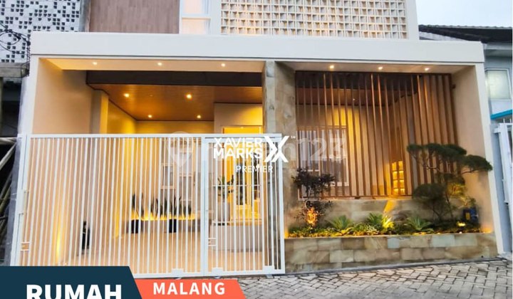 h154 Dijual (Inden Bangun) Rumah Modern Industrial Full Furnish 