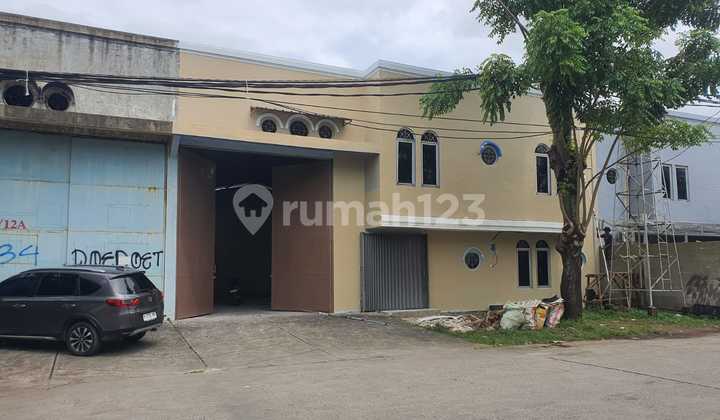 P Lk Disewa Gudang LB 352 M2 Siap Pakai di Bandara Mas Min. 2 Thn