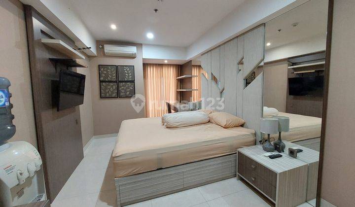 Apartemen studio furnished tengah kota Semarang siap pakai dijual di apartemen warhol louis kienne simpang lima ahmad yani semarang tengah 2