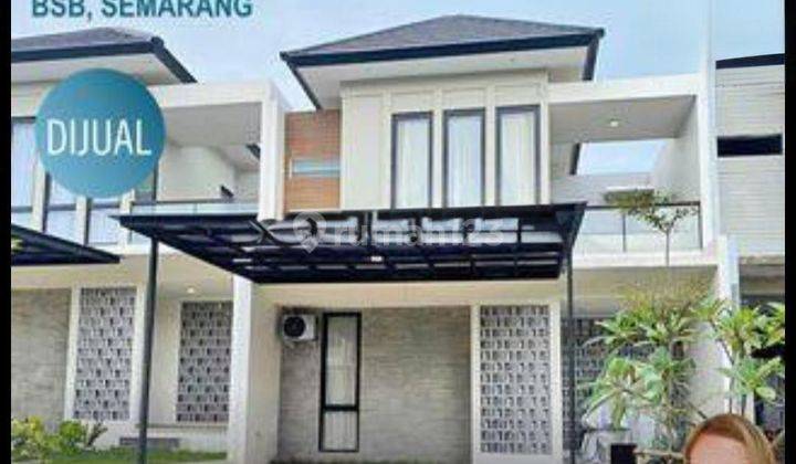 Rumah minimalis modern tengah kota Semarang siap huni dekat KIC dekat tol dekat kampus Unika Uptown mall dijual di Hilago BSB city Ngaliyan Semarang barat 1