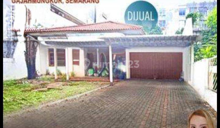 Rumah lama dihitung Tanah tengah kota Semarang daerah elit Semarang atas dekat Akpol dekat tol dekat sekolah internasional dijual di Raung Gajahmungkur Semarang Selatan 1