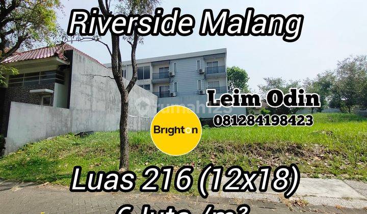 Tanah SHM Dijual Riverside Malang Dekat Harris Hotel 1