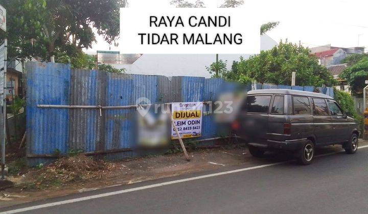 TANAH MURAH POROS JALAN RAYA CANDI TIDAR MALANG  2