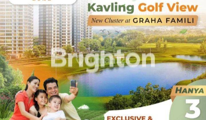 TANAH GOLF VIEW di GRAHA FAMILY SURABAYA SAMPING KONDOMINIUM  1